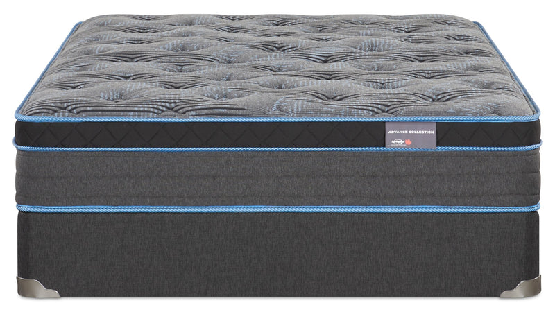Ensemble matelas ferme à Euro-plateau Advance Telekon de Springwall pour lit double 