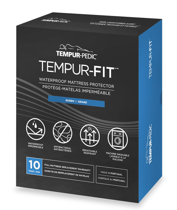 Protège-matelas imperméable TEMPUR-FitMC de Tempur-Pedic pour très grand lit