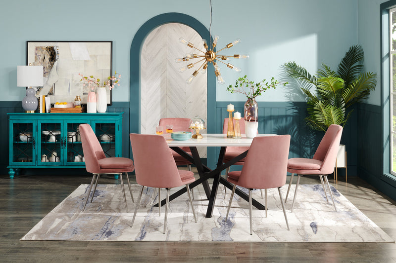 Armoire décorative Rigolet de 60 po avec 4 portes - bleue