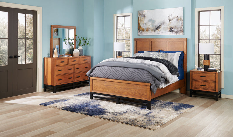 Ensemble d'édredon Tilda 3 pièces pour lit double ou grand lit - anthracite