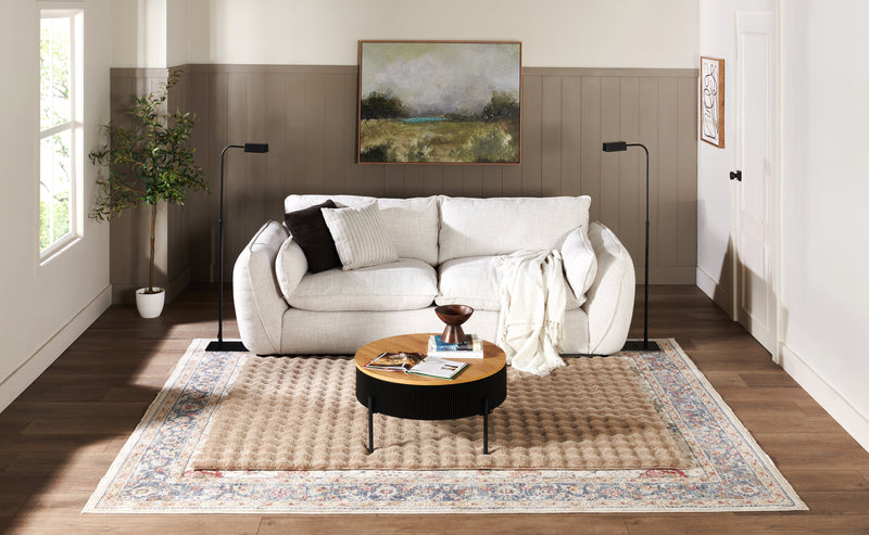 Table à café Trove de 29,72 po avec dessus coulissant et rangement - noir