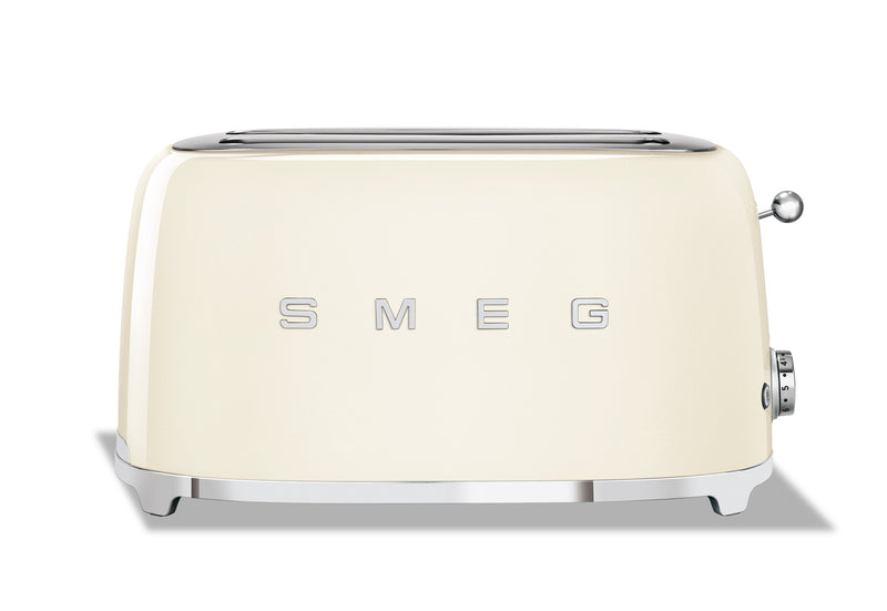 Grille-pain Smeg à fentes longues pour 4 tranches - TSF02CRUS