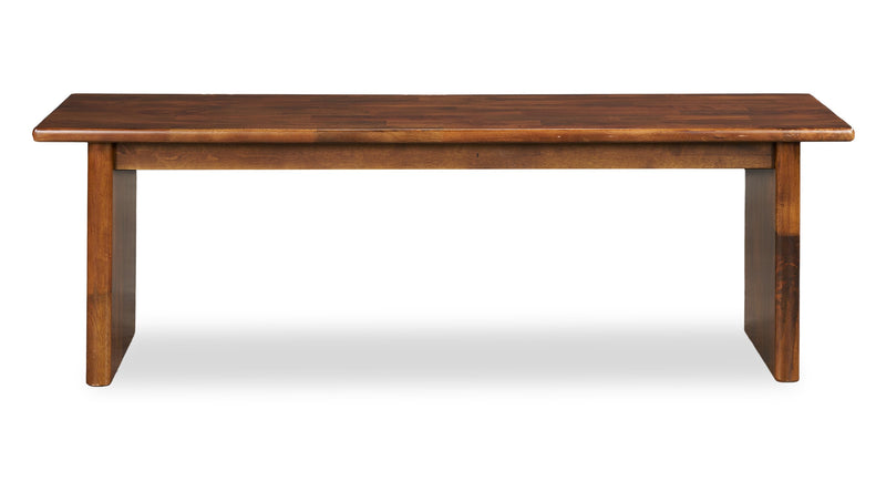 Banc de salle à manger Vale de 58 po (l) en bois - brun