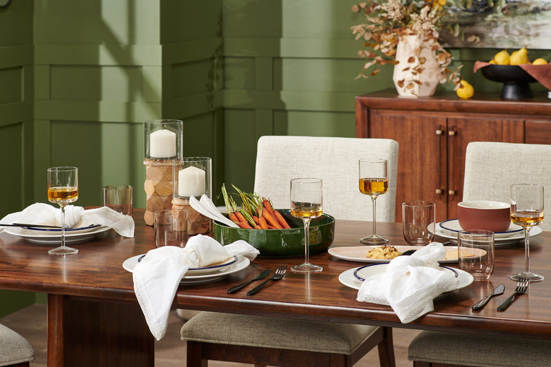 Table de salle à manger Vale de 72 po (l) en bois - brune