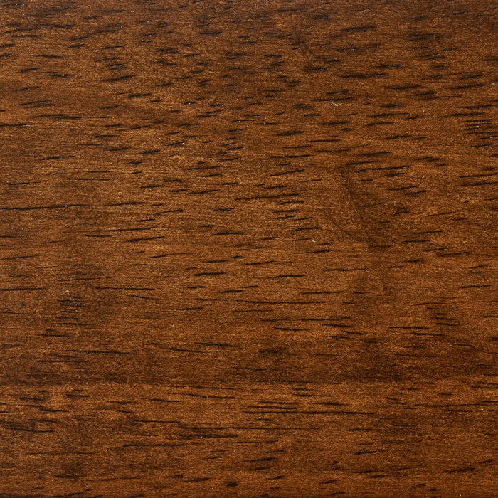 Chaise de salle à manger Vale en tissu de polyester et en bois - brune et beige