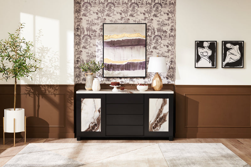 Lampe de table somptueuse Farah de 26 po en polyrésine dorée