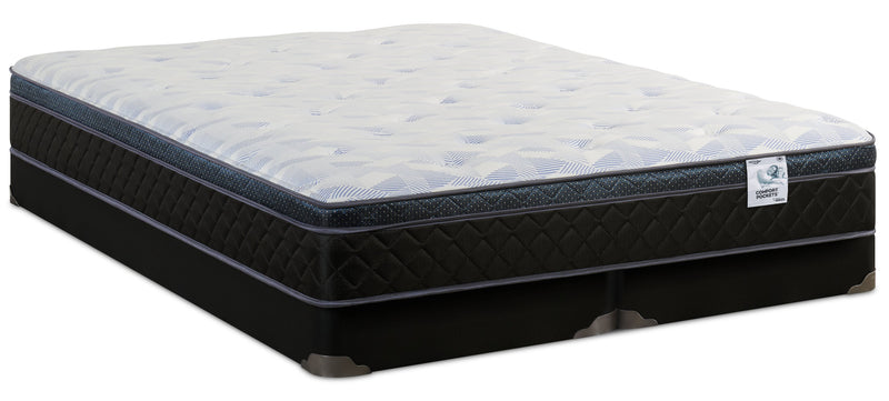 Ensemble matelas à Euro-plateau à profil bas Venice de Springwall pour très grand lit