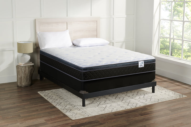 Ensemble matelas à Euro-plateau à profil bas Venice de Springwall pour grand lit