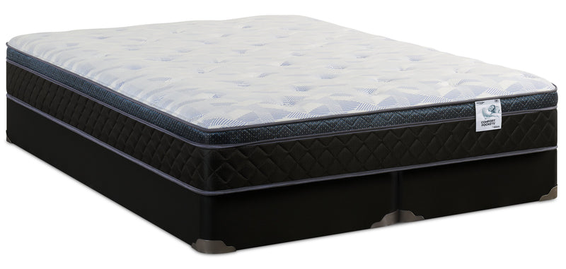 Ensemble matelas à Euro-plateau divisé Venice de Springwall pour grand lit