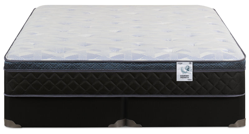 Ensemble matelas à Euro-plateau divisé Venice de Springwall pour grand lit