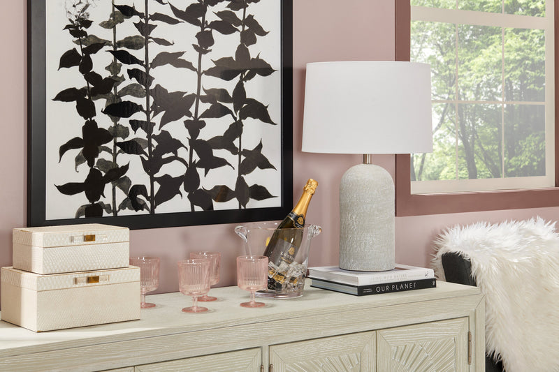 Desserte de salle à manger Vida de 61 po (L) avec rangement et tablette - sable