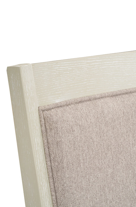 Chaise de salle à manger Vida en tissu de polyester - sable