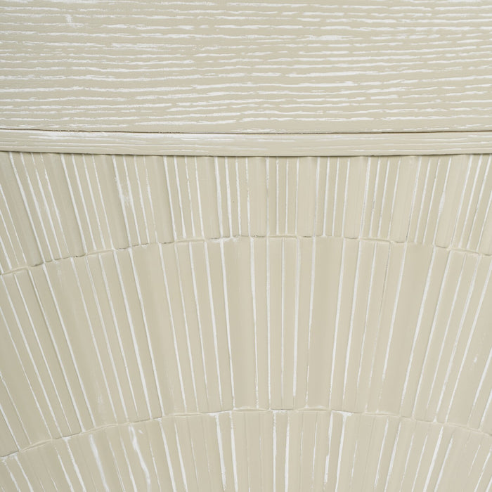 Chaise de salle à manger Vida en tissu de polyester - sable