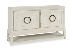 Desserte de salle à manger Vida de 61 po (L) avec rangement et tablette - sable