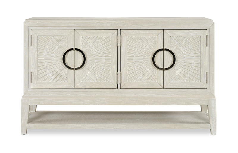 Desserte de salle à manger Vida de 61 po (L) avec rangement et tablette - sable