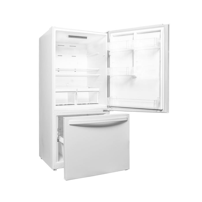 Réfrigérateur d’appartement Danby Designer de 18,7 pi³ et de 29,5 po à congélateur inférieur - blanc - DBM187E1WDB