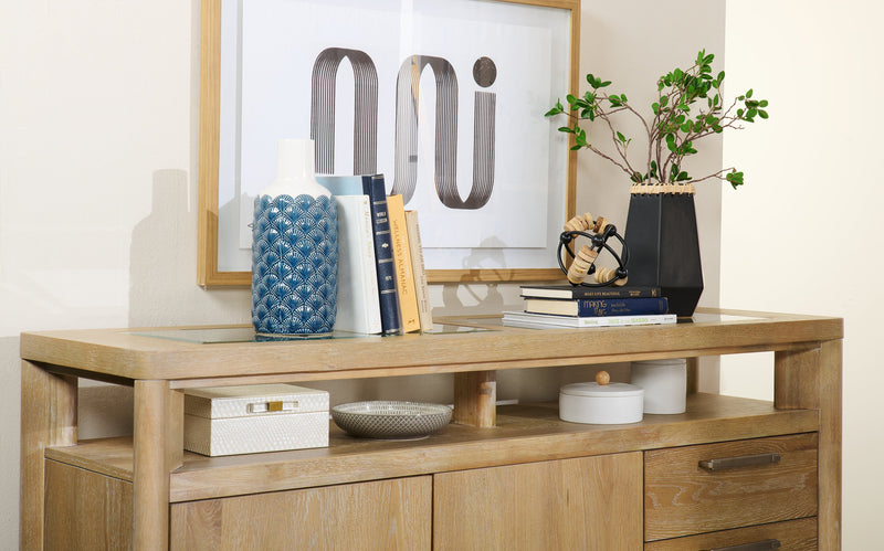 Imprimé encadré serpentin I - 24 po x 36 po