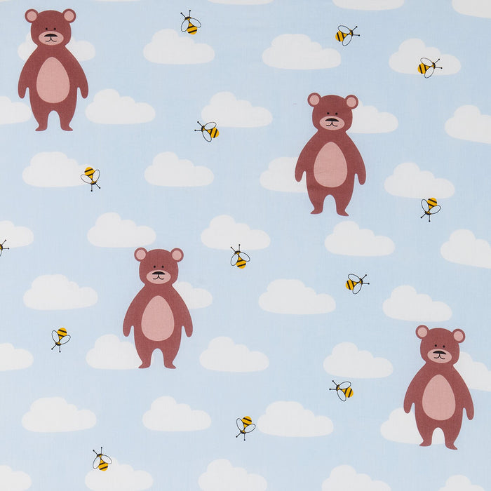 Literie Walden 3 pièces pour lit de bébé - bleu