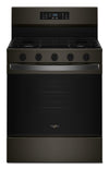 Cuisinière à gaz Whirlpool de 5,0 pi3 avec cuisson à air – noir sur acier inoxydable - WFGS5730SV