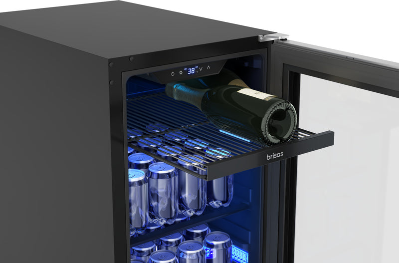 Refroidisseur à boissons Brisas par Zephyr de 15 po - acier inoxydable - BBV15C01AG