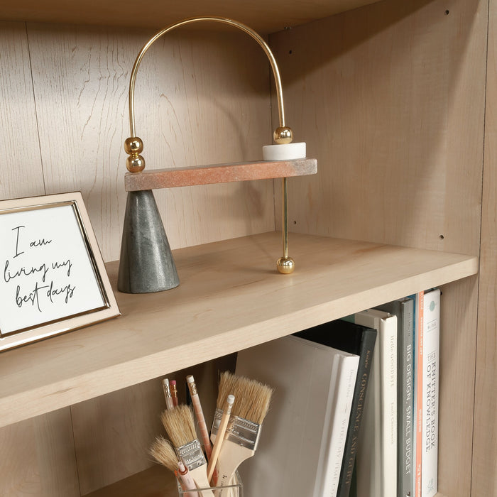 Bibliothèque Whitaker Point de 31,5 po de qualité commerciale à 5 tablettes - érable naturel