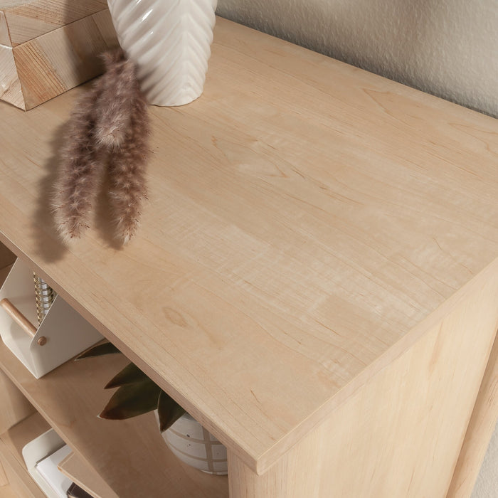 Crédence de type bibliothèque Whitaker Point de 31,5 po avec tiroir - érable naturel