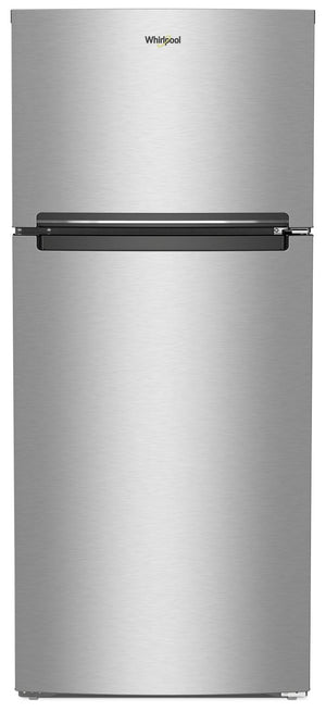 Réfrigérateur Whirlpool de 16,3 pi³ et de 28 po à congélateur supérieur - acier dolos - WRTX5028PM