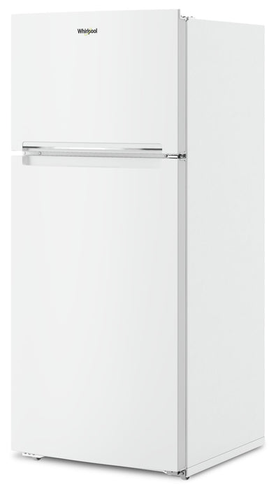 Réfrigérateur Whirlpool de 16,3 pi³ et de 28 po à congélateur supérieur - blanc - WRTX5028PW
