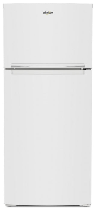 Réfrigérateur Whirlpool de 16,3 pi³ et de 28 po à congélateur supérieur - blanc - WRTX5028PW