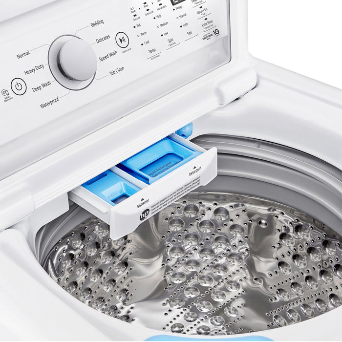 Laveuse haute efficacité LG à chargement par le haut de 5,8 pi³ - blanche - WT7150CW