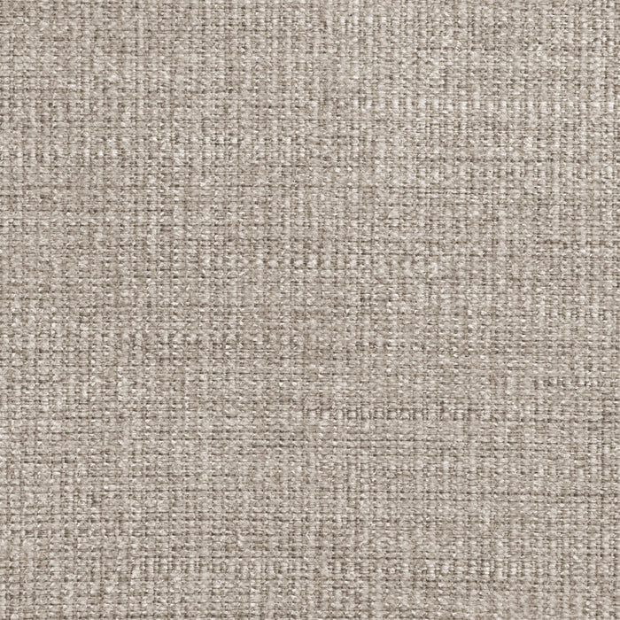 Causeuse Wynn de 70 po fabriquée au Canada en tissu de chenille avec bordure de clous décoratifs et pattes en oignon en bois - lin