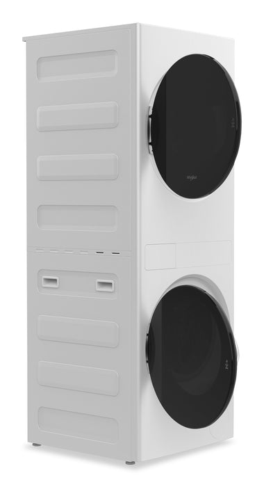 Laveuse de 3,2 pi3 et sécheuse électrique de 4,3 pi3 de Whirlpool - blanches - YWFH5424SW