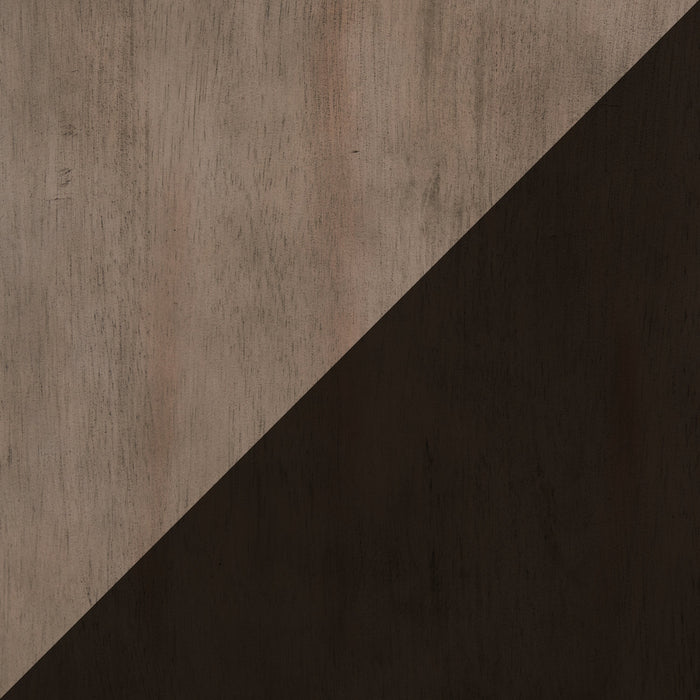 Ensemble de salle à manger Zao 6 pièces en mélamine avec table, rallonge de 66 po à 94 po (L), banc et 4 chaises - brun