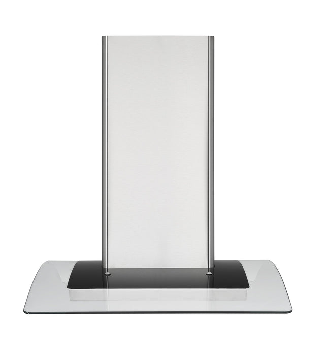Hotte de cuisinière pour îlot Ancona IGCC636 de 36 po en verre et en acier inoxydable - AN-1405