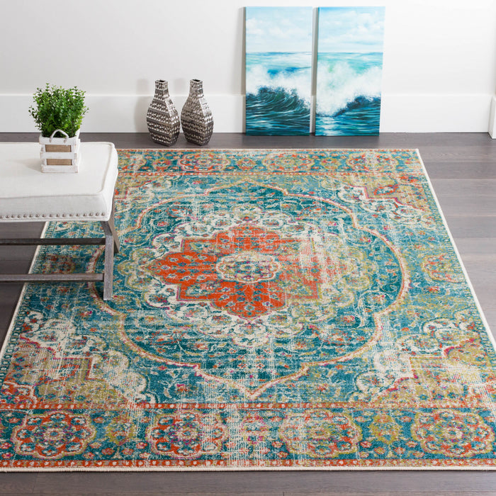 Carpette Sav Royal turquoise 3x 5