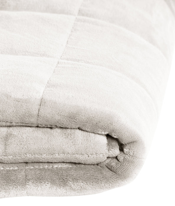 Jeté lesté en sherpa - ivoire