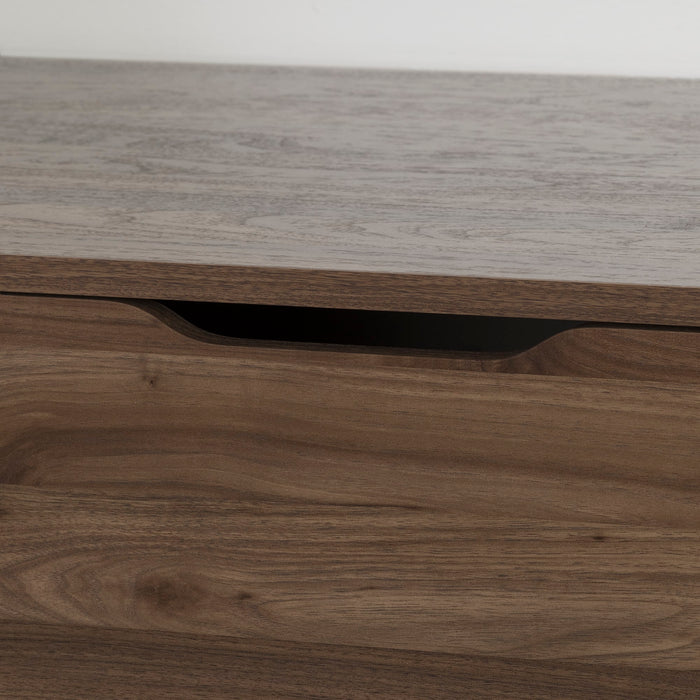 Holland Bureau 6 Tiroirs - Noyer naturel