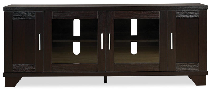 Meuble pour téléviseur Dakota de 60 po avec rangement et système de gestion des câbles pour téléviseurs jusqu’à 65 po - espresso