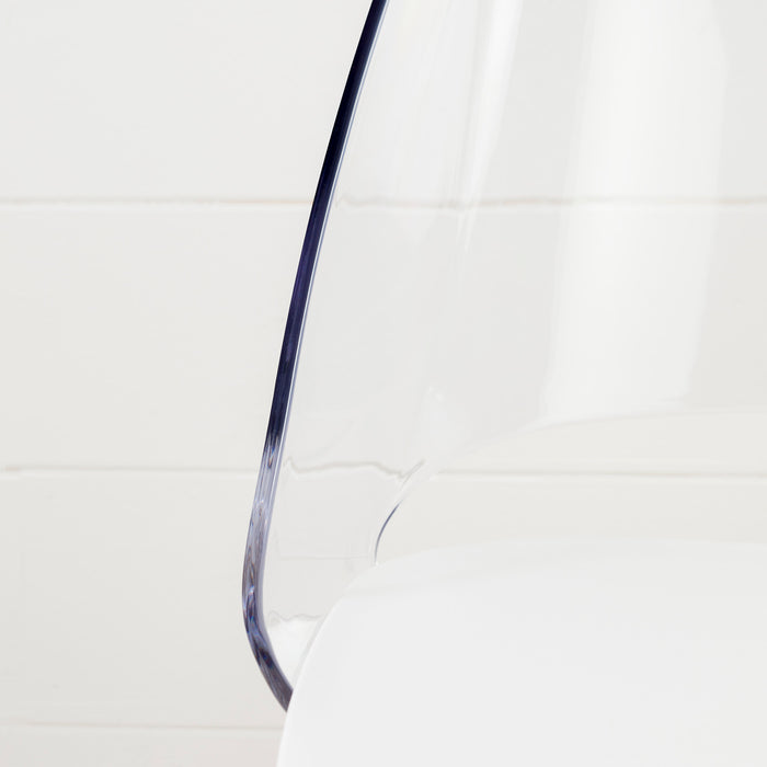 Chaise de bureau Annexe style tour Eiffel - blanc solide