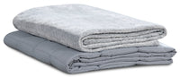 Couverture lestée de 15 lb en microfibre