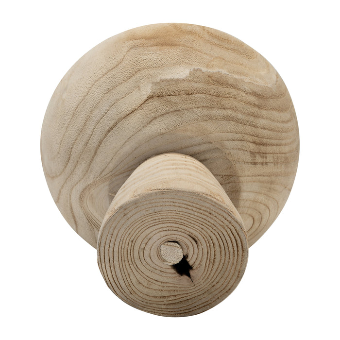 Bol en bois brun de 8 po