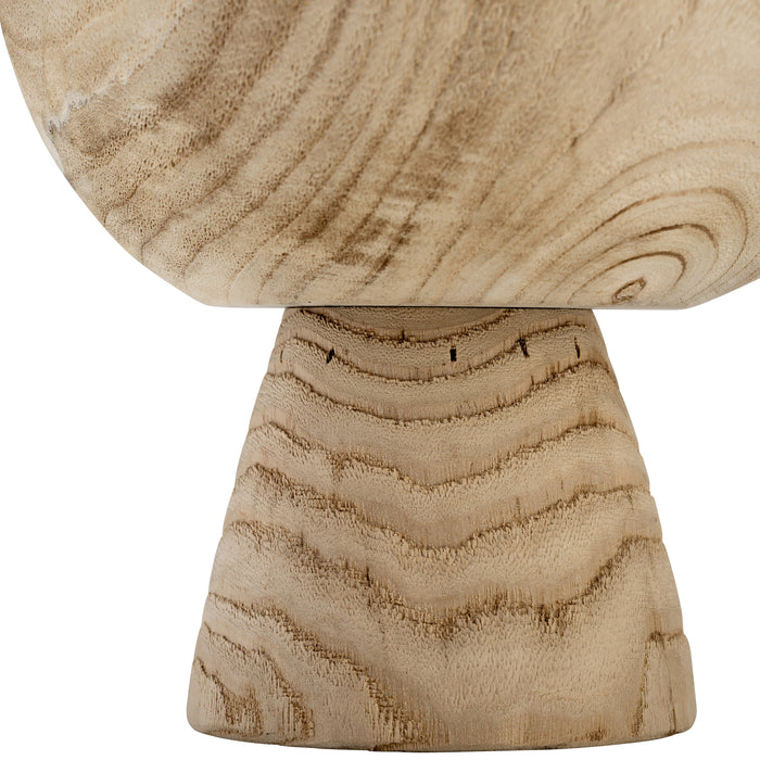 Bol en bois brun de 8 po