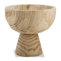 Bol en bois brun de 8 po