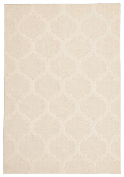 Carpette Sophie ivoire - 4 pi 7 po x 6 pi 7 po