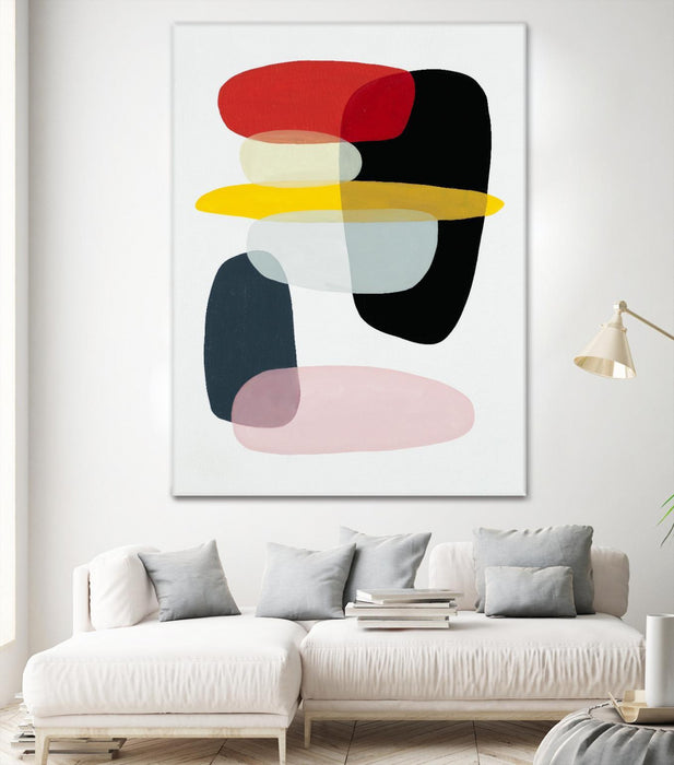 Œuvre d’art murale Giant Art « Joy And Pop I » 72 x 54