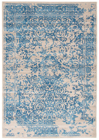 Carpette Corinne bleue 6 pi 7 po x 9 pi 6 po