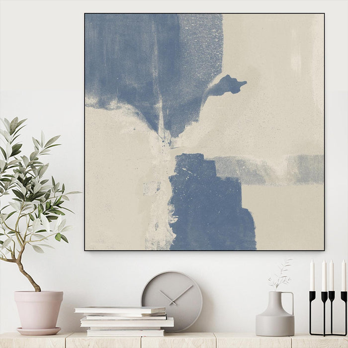 Œuvre d'art murale sur toile encadrée noire « Cool Fury Ii » 20 x 20