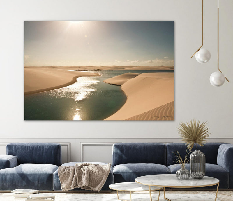 Œuvre d’art murale Giant Art « Soft Sunset » 72 x 48