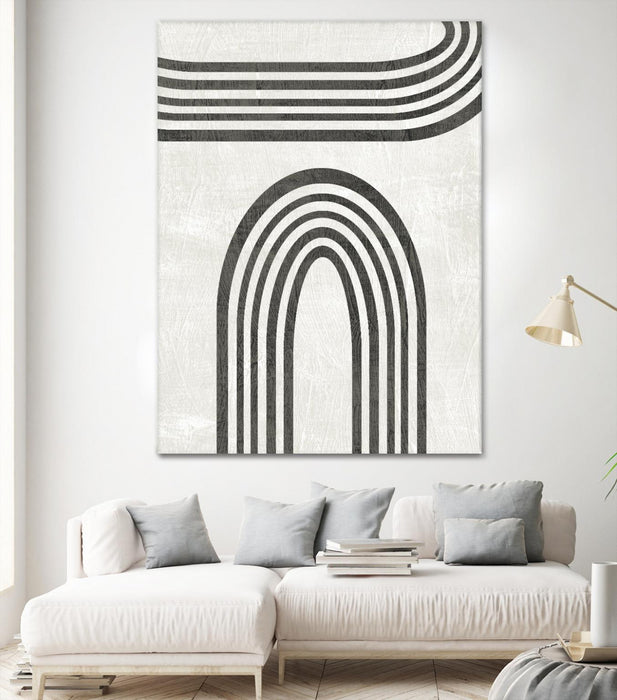 Œuvre d’art murale Giant Art « Modern Arc Iii » 72 x 54