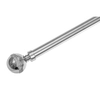 Ensemble de tringles à rideaux Spark de 25 à 28 mm - accessoires pour rideaux de couleur nickel de 28 à 48 po